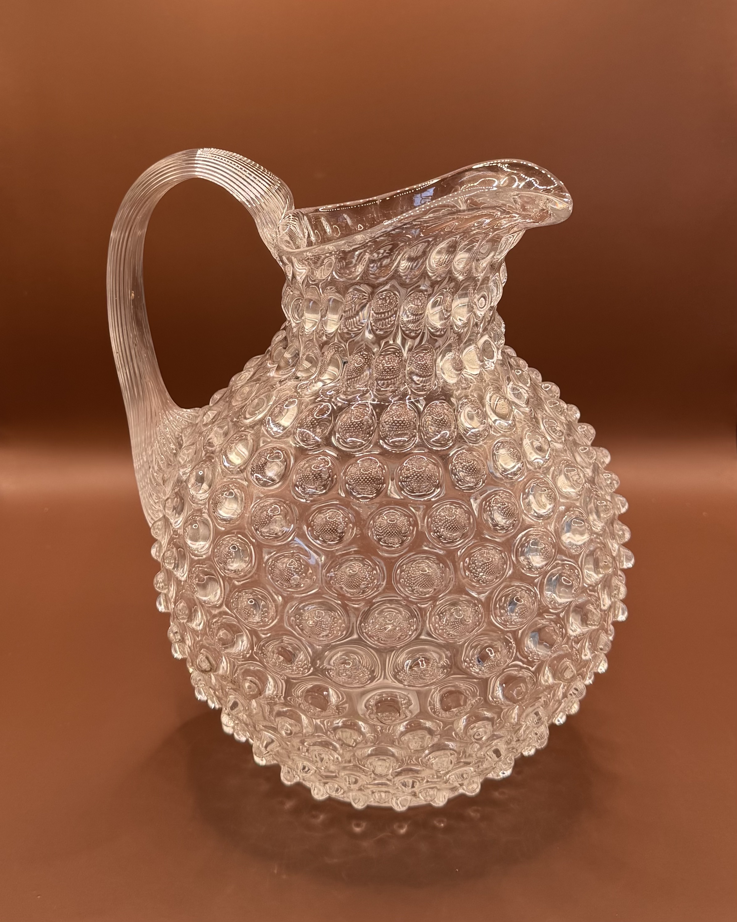 Carafe en verre de bohème - Pièce sculptural 2 litres